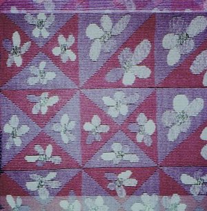 Violette Blüten, Detail