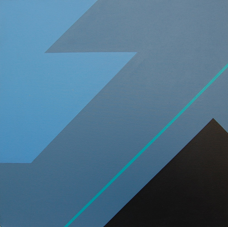 Helmut Senf, Ohne Titel, 2014, Acryl auf Leinwand, 70 x 70 cm