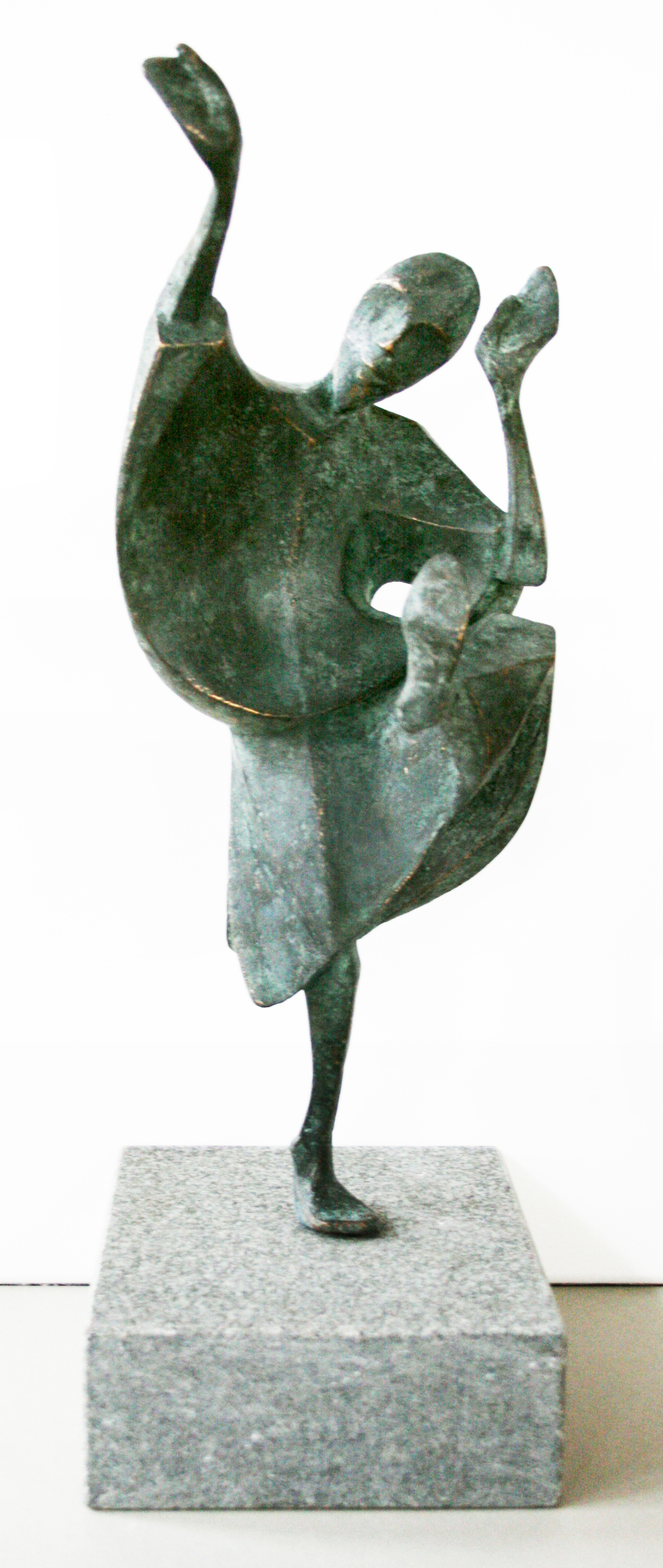 “Tanzender Mönch” Laos Bronze, H. 40 cm , 2020